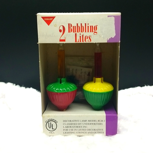 J Hofert's Everglow Set of 2 C7 Bubbling Lites 120V Replacement Light Bulbs - Picture 8 of 13